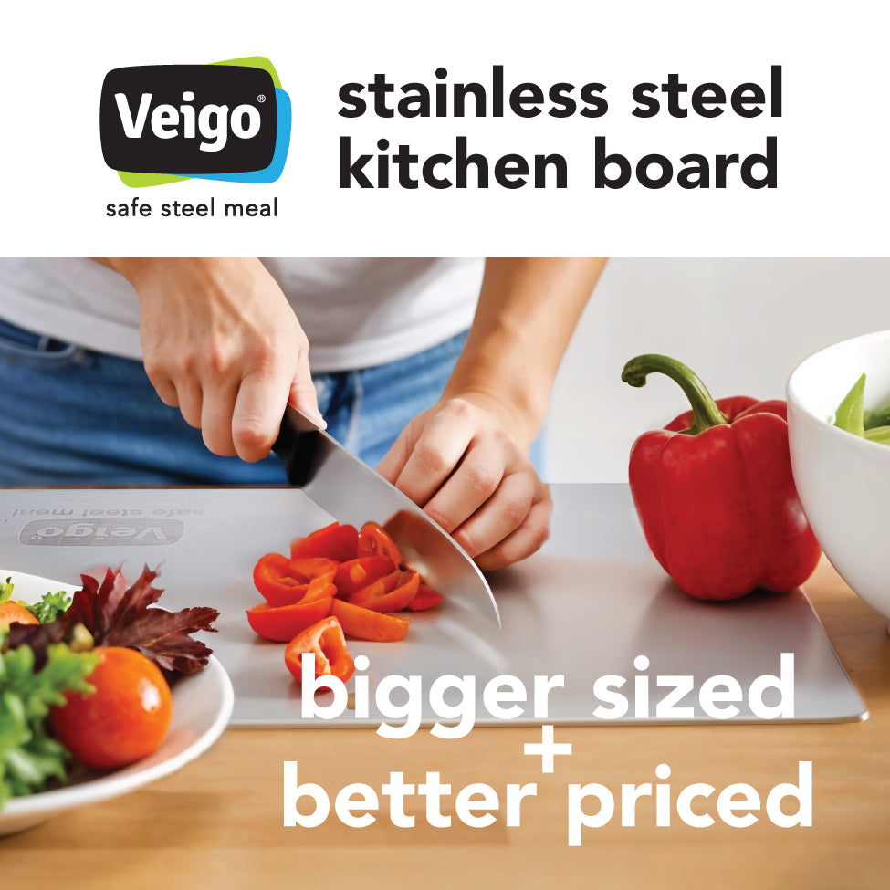 Veigo Houseware Steel Chopping Board (All Ages)