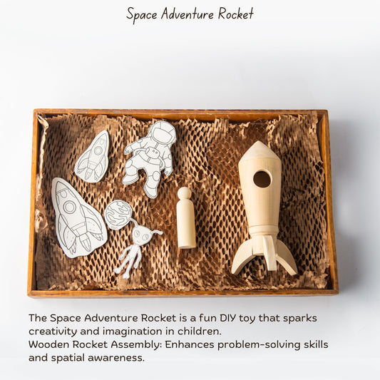 Wooden Space Adventure Rocket (6 Months+)