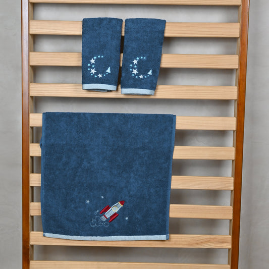 To The Moon And Back Hand & Face Towels (Set of 3) (0-3 Years)