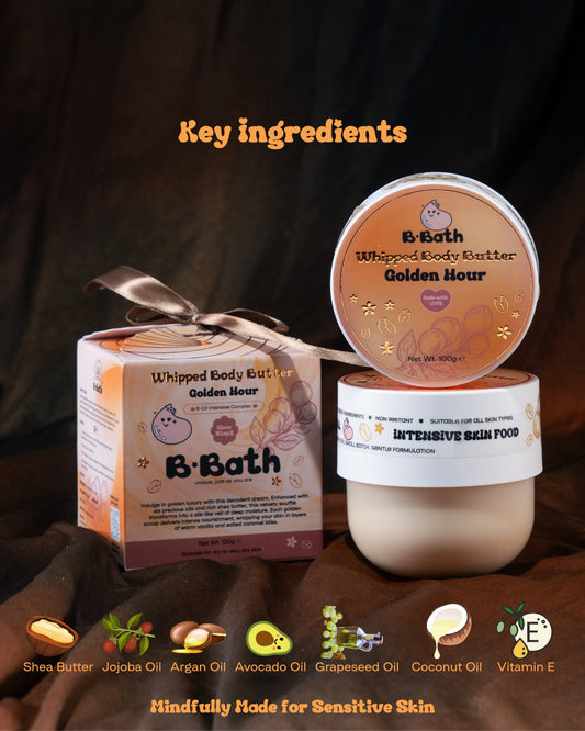 Bbath Golden Hour Whipped Body Butter (All Ages)