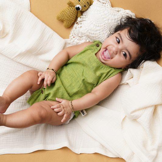 Tiny Sprout : Unisex Baby Romper (0-6 Months)
