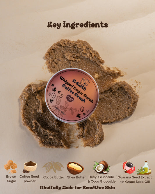 Bbath Coffee Crush Sugar Scrub (Teens & Adults)