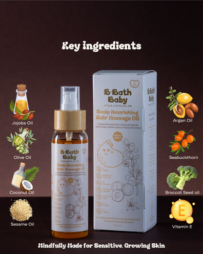 Bbath Scalp Nourishing Hair Massage Oil (All Ages)