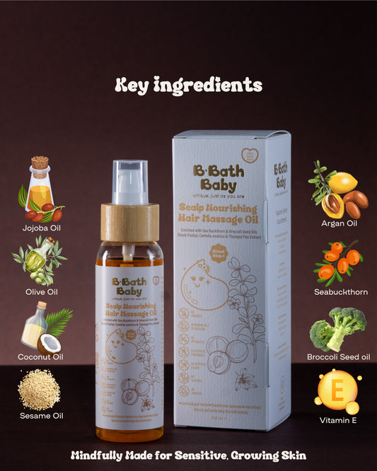 Bbath Scalp Nourishing Hair Massage Oil (All Ages)