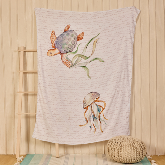Maritime Magic Light Muslin Blanket (All Ages)