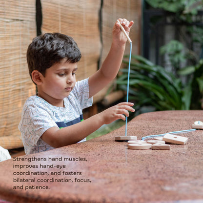 Wooden Threading Shapes (6 Months+)