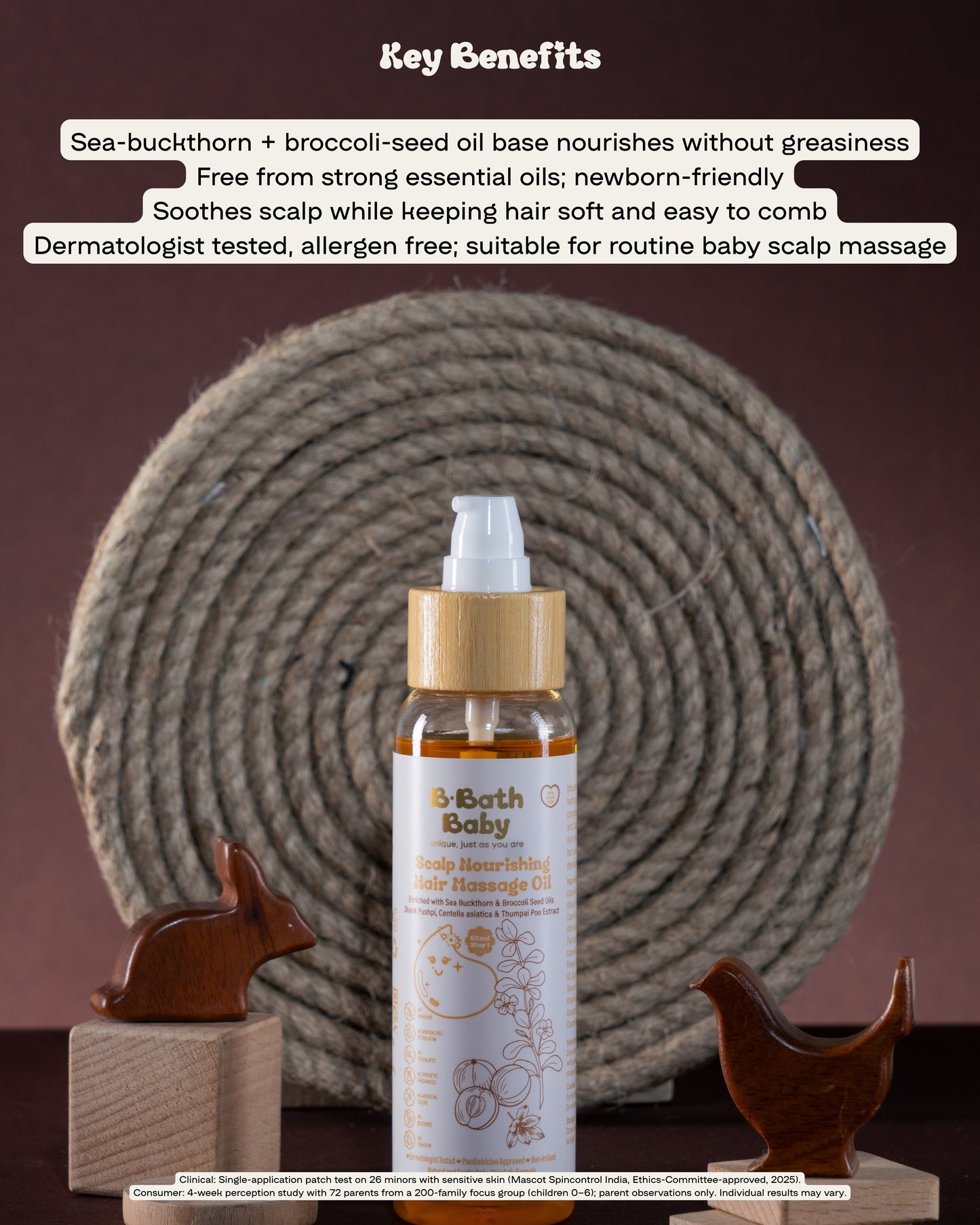 Bbath Scalp Nourishing Hair Massage Oil (All Ages)