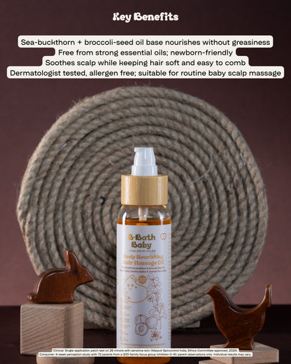 Bbath Scalp Nourishing Hair Massage Oil (All Ages)