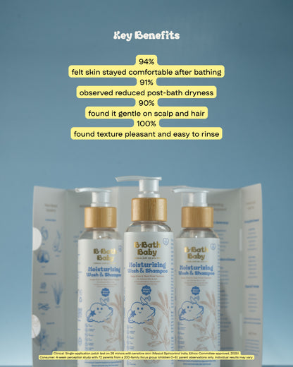 Bbath Moisturizing Body Wash & Shampoo (All Ages)