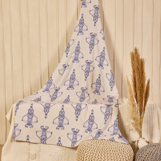 Fly Away With Me Light Muslin Blanket (All Ages)