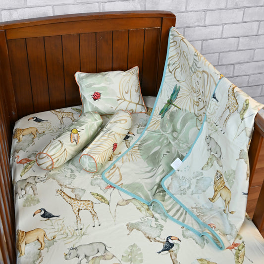 Baby It’s A Wild World - Crib Set of 4 (0-3 Years)
