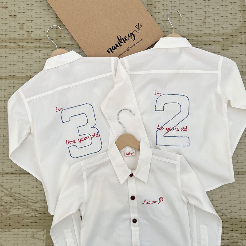 I am One äóñ Personalized Birthday Shirt (1-4 Years)