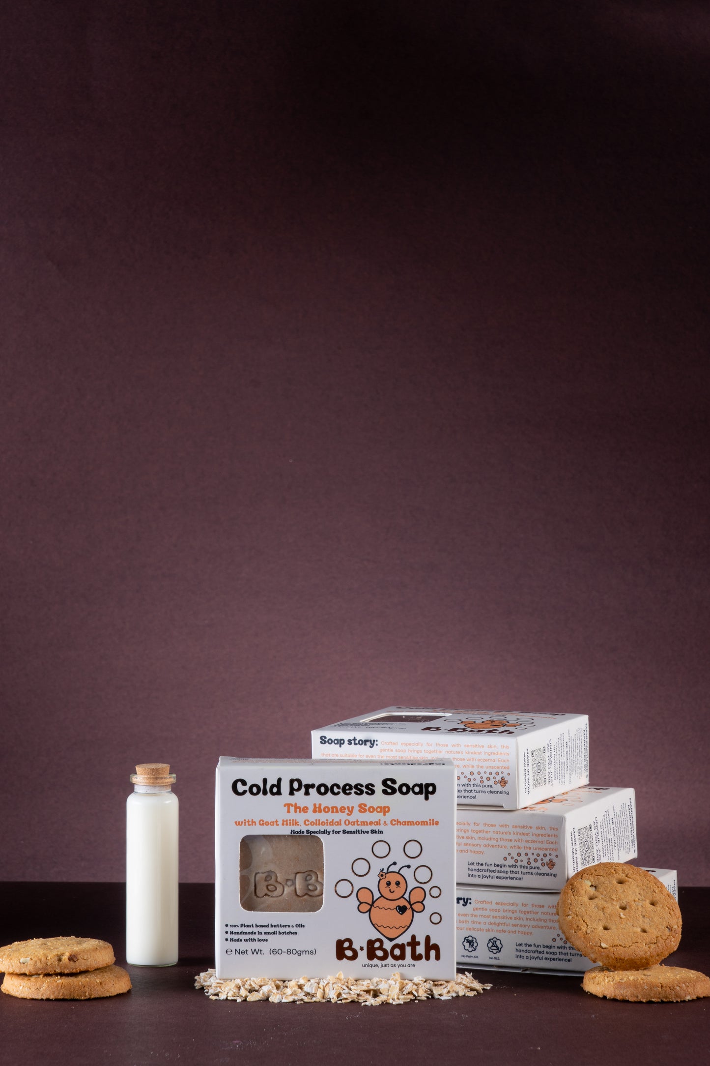 Bbath Cold Process Soap - The Honey Soap (3+ Years)