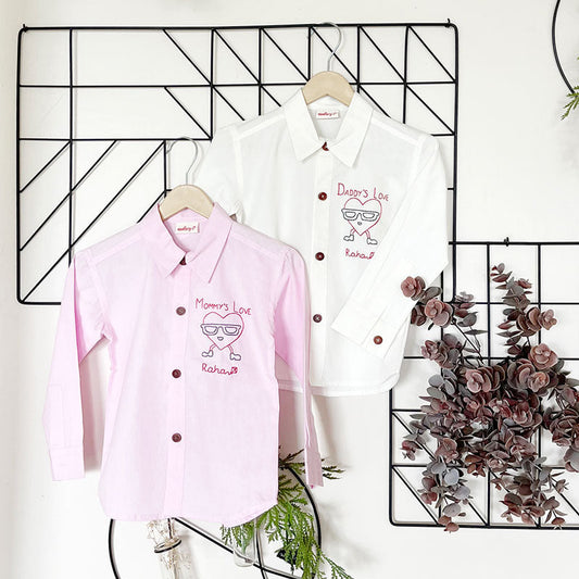 Daddy's Love Š—– Personalized Formal Shirt (1-14 Years)