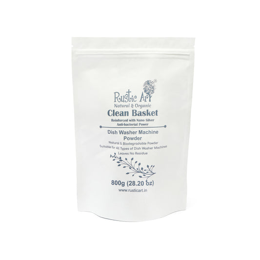 Rustic Art Clean Basket Machine Dish Washer Powder (800 g) (All Ages)