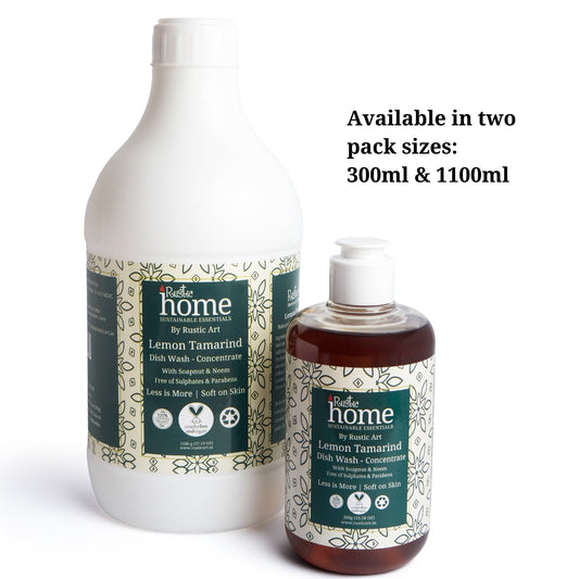 Rustic Art Lemon Tamarind Dish Wash Concentrate (1100g) (All Ages)