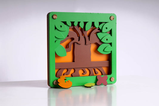 Taali Ped - Parts of Tree Stacking Puzzle Toy Set (1+ Years)