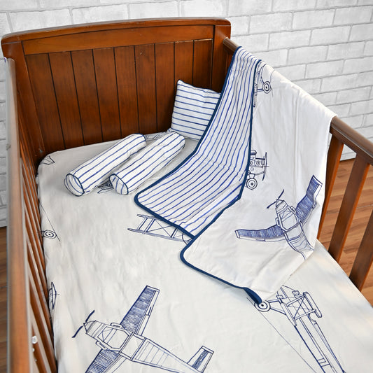 Fly Away With Me - Crib Set of 4 (0-3 Years)