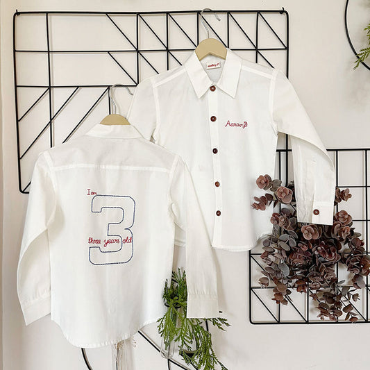 I am Three äóñ Personalized Birthday Shirt (1-4 Years)