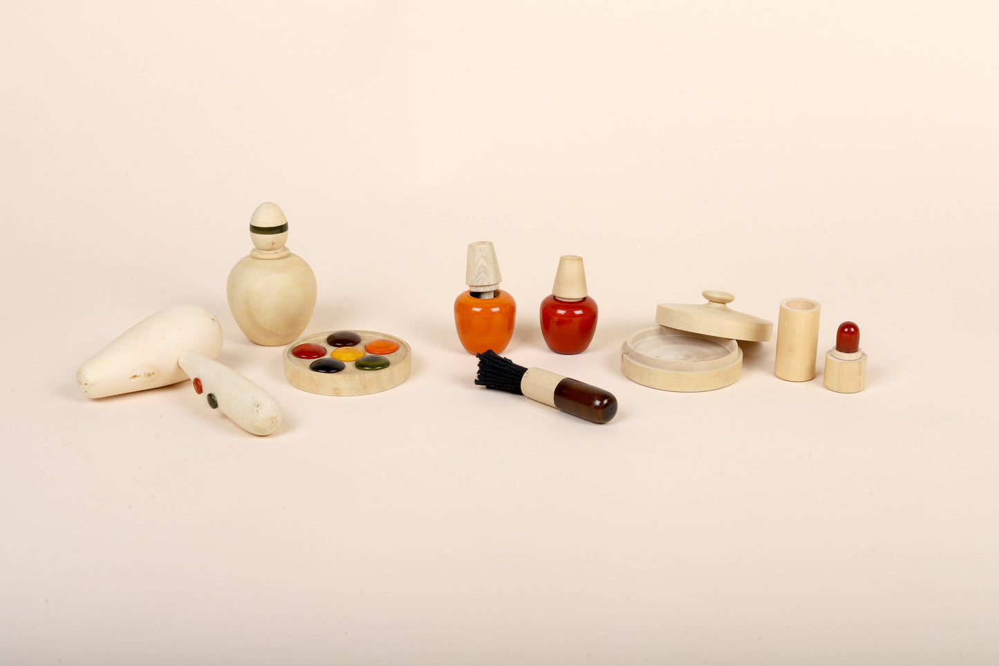 Wooden Makeup Play Set – Pretend Play Kit for Kids (2+ Years)