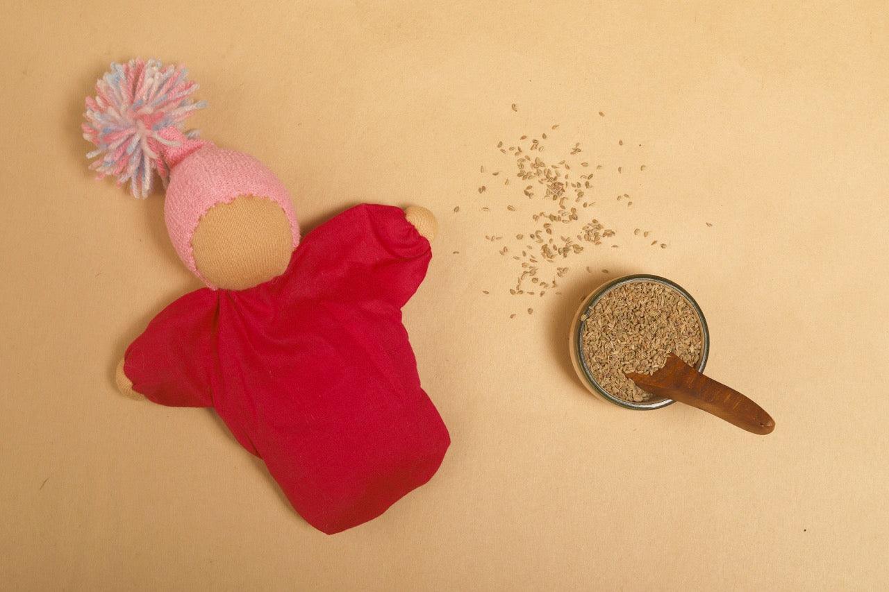 Aromatic Ajwain Doll for Kids | Microwavable Sensory Aid - Bombay Toy Company