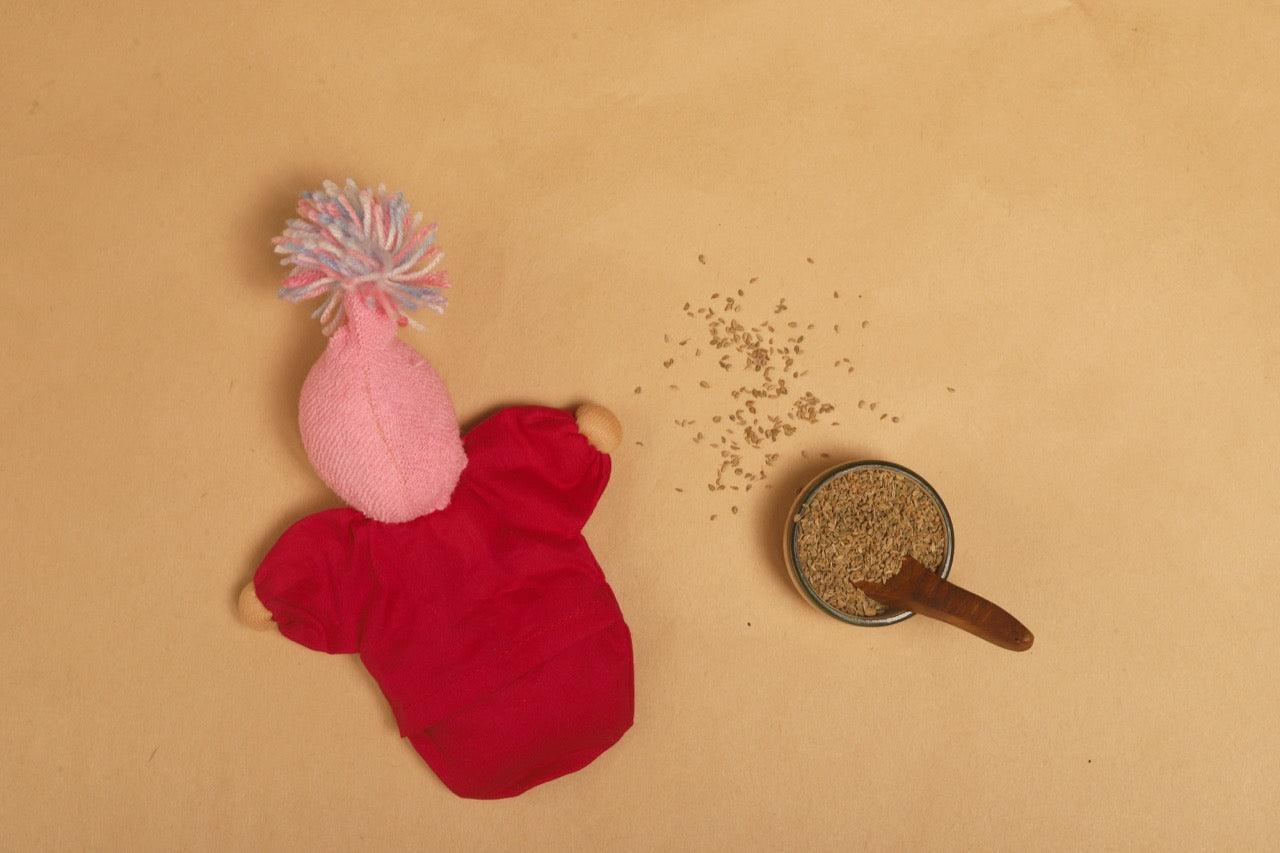 Aromatic Ajwain Doll for Kids | Microwavable Sensory Aid - Bombay Toy Company