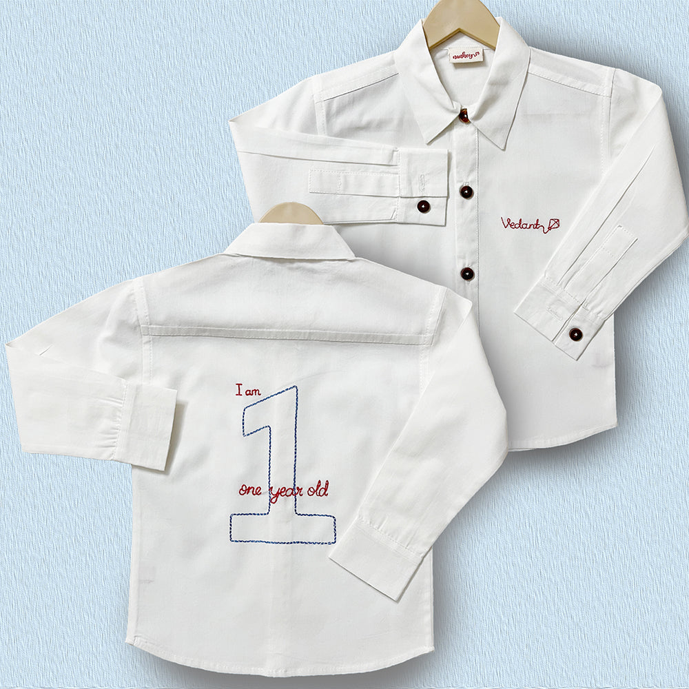 I am One äóñ Personalized Birthday Shirt (1-4 Years)