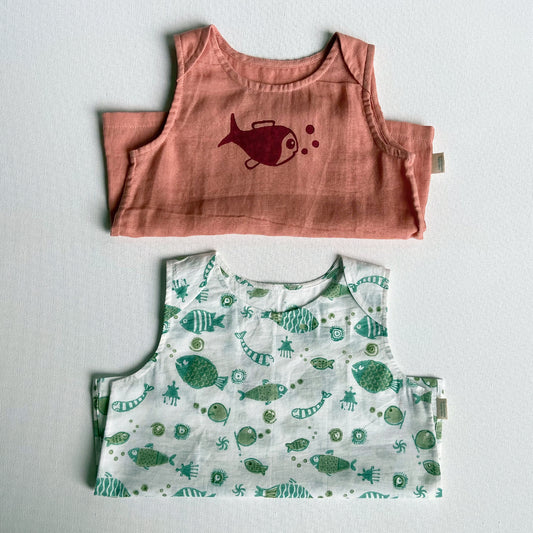 Organic Koi Jhabla Bag (0-2 Years)