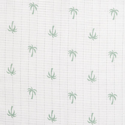 Organic Muslin Swaddles (Set of 3) – Palm (0-6 Months)