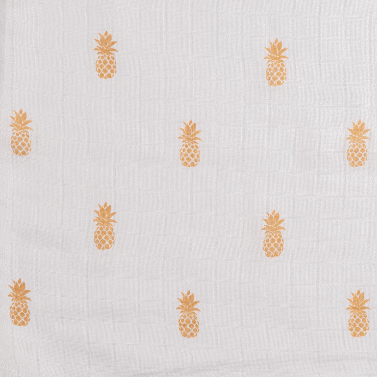 Organic Muslin Swaddles (Set of 3) – Pineapple (0-6 Months)