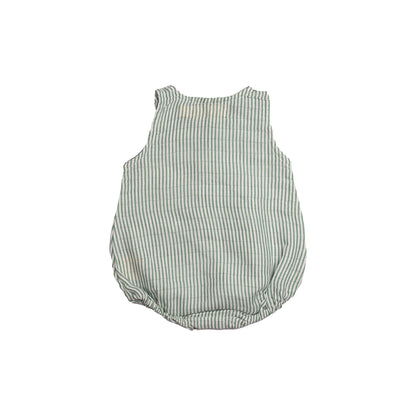 Organic Muslin Baby Romper (Pack of 3) – Palm (0-6 Months)