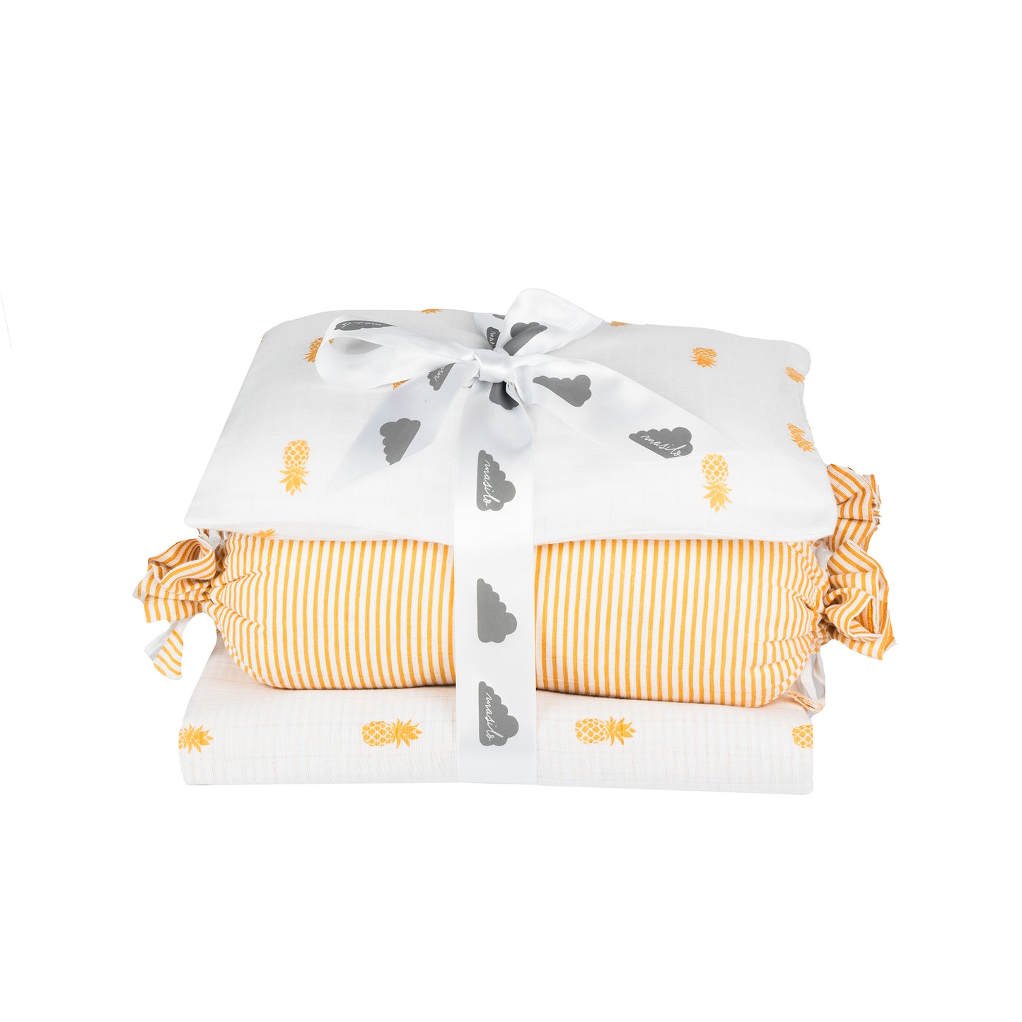 Mini Cot Set – Pineapple (0-12 Months)