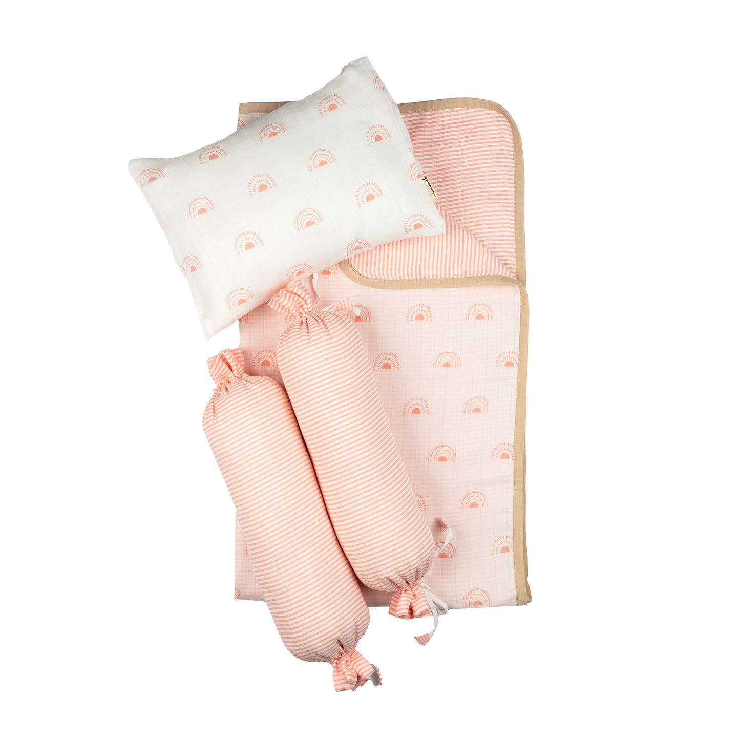 Mini Cot Set – Rainbow (0-12 Months)