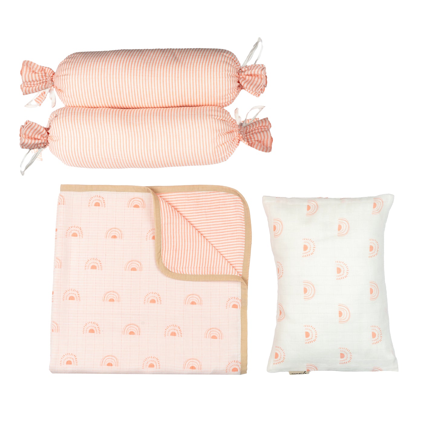 Mini Cot Set – Rainbow (0-12 Months)