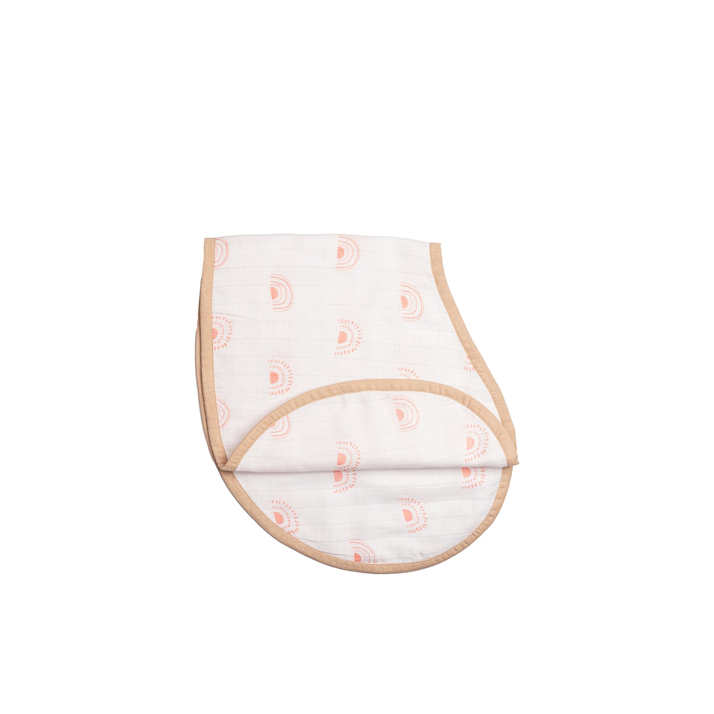 Swaddle & Burp Cloth Bib - Rainbow (0-12 Months)