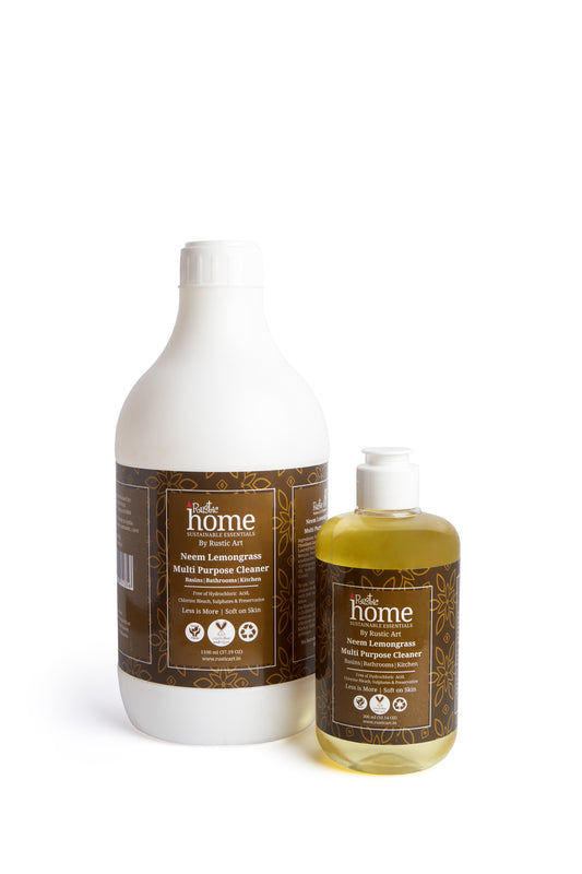 Rustic Art Neem Lemongrass Multipurpose Cleaner (1100g) (All Ages)