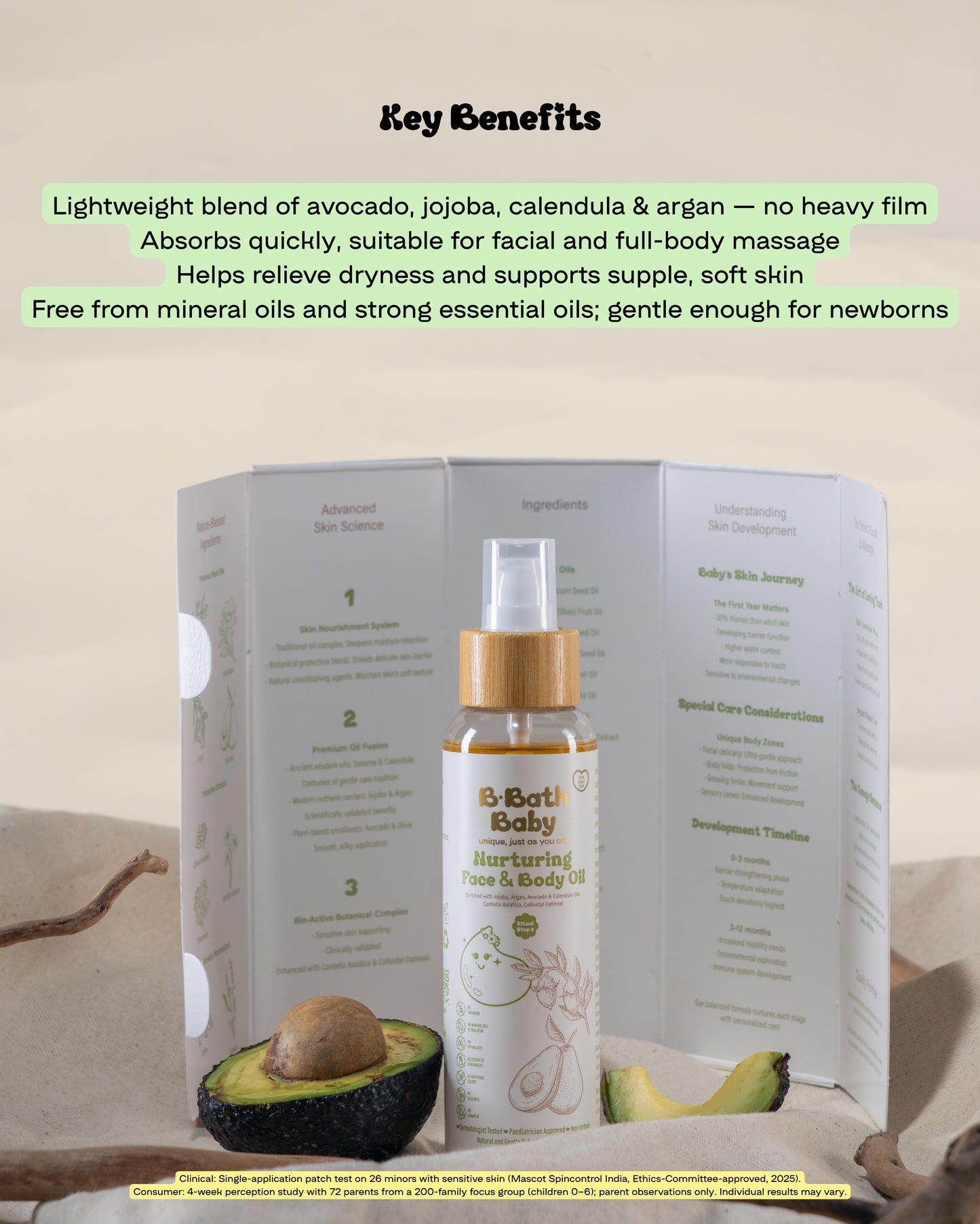 Bbath Nurturing Face & Body Oil (All Ages)