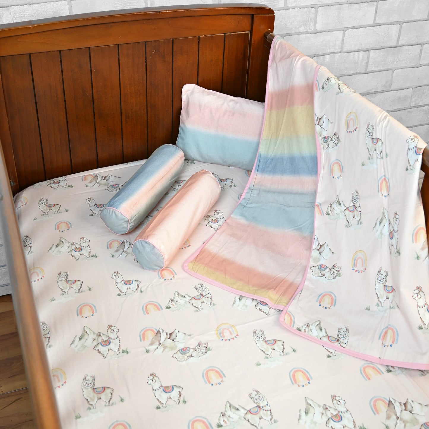 Ooh La Llama - Crib Set of 4 (0-3 Years)
