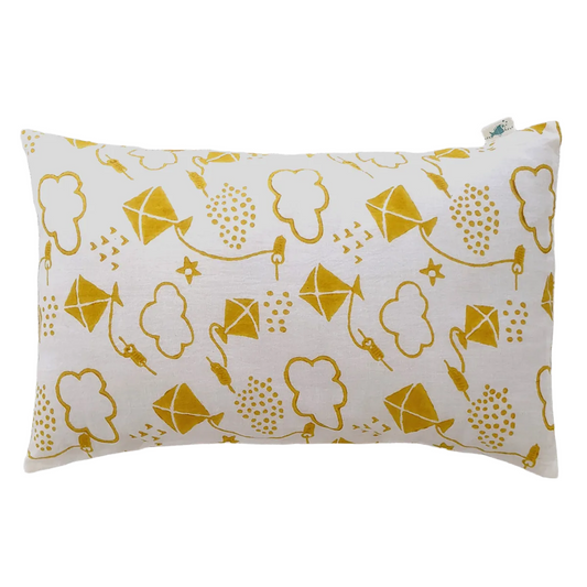 ORGANIC KITE PRINT KAPOK PILLOW (All Ages)