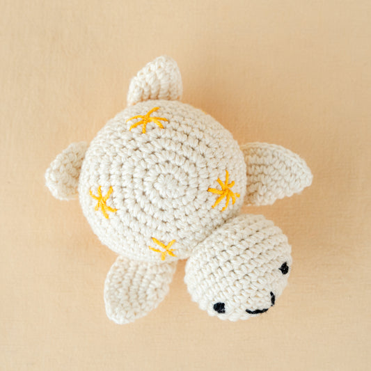 Crochet Turtle Rattle (All Ages)