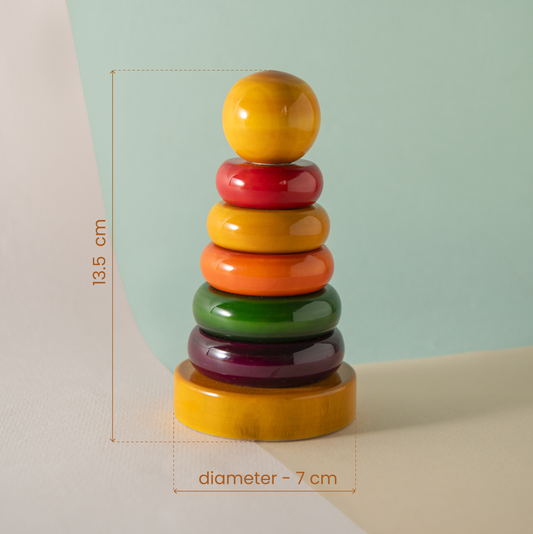 Wooden ring stacker (6 Months+)