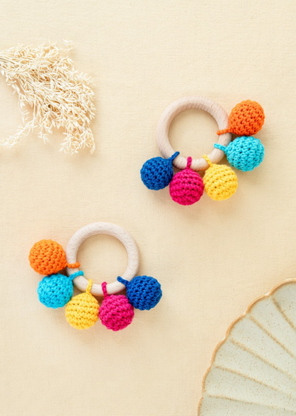Rainbow Rattle Teether (0-12 Months)