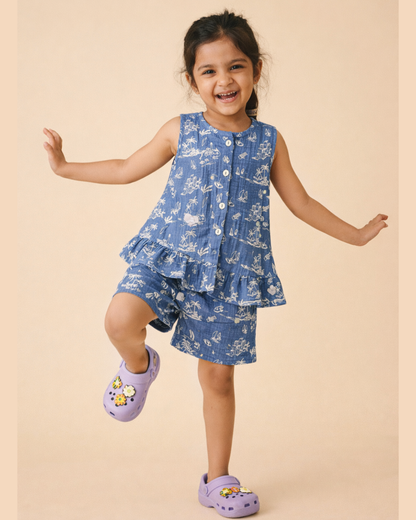Summer Wanderers Blue Set Girls (0-5 Years)