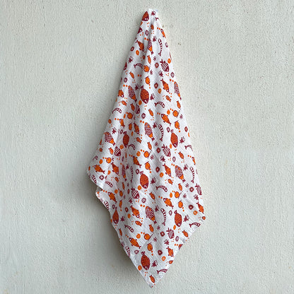 ORGANIC KOI RED SWADDLE (0-18 Months)