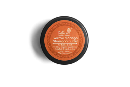 Rustic Art Yarrow Moringa Shampoo Butter for Babies & Kids 50 g (All Ages)