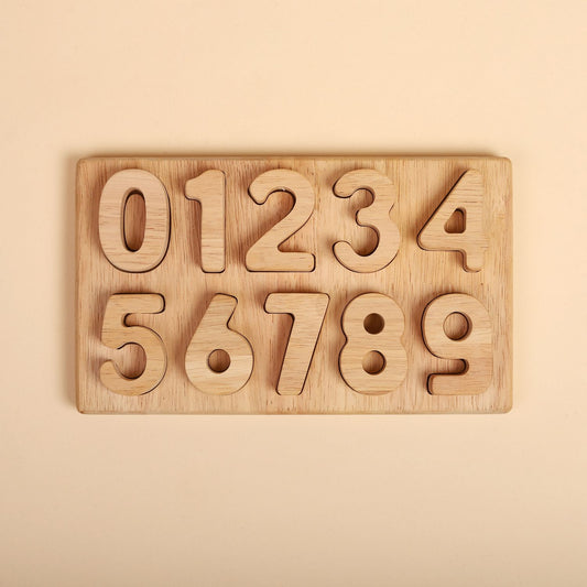 Wooden Math Number Puzzle 0-9 (2+ Years)