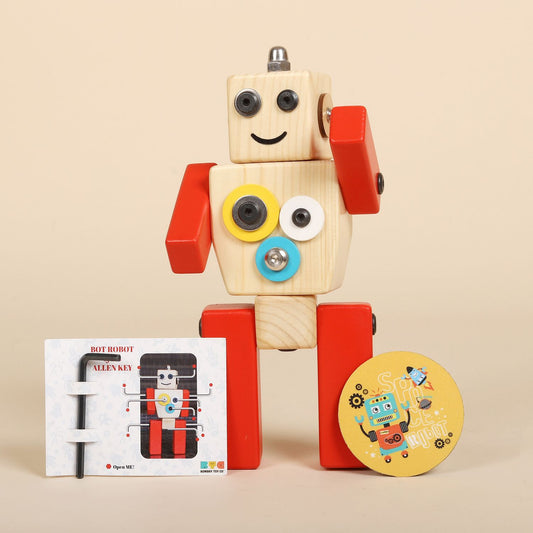 Wooden Robot STEAM Toy  Ollie (2+ Years)
