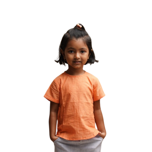 Kurti Top' - Girls' Cotton Top (1-6 Years)