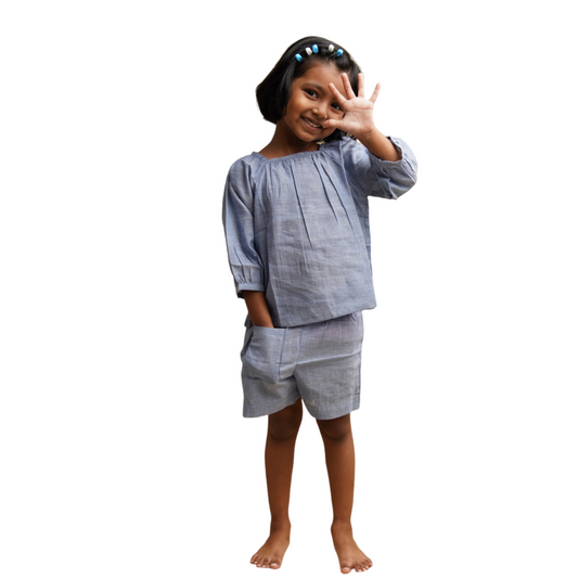 Neelpari Set' - Girls' Co-ord Set (1-6 Years)