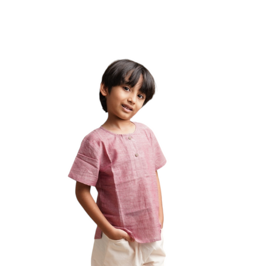 Kurta Shirt' - Boys' Cotton Shirt (1-7 Years)